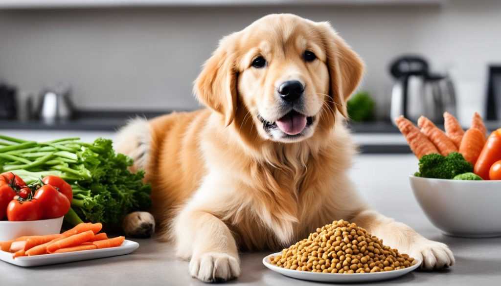 Golden retriever puppy nutritional needs