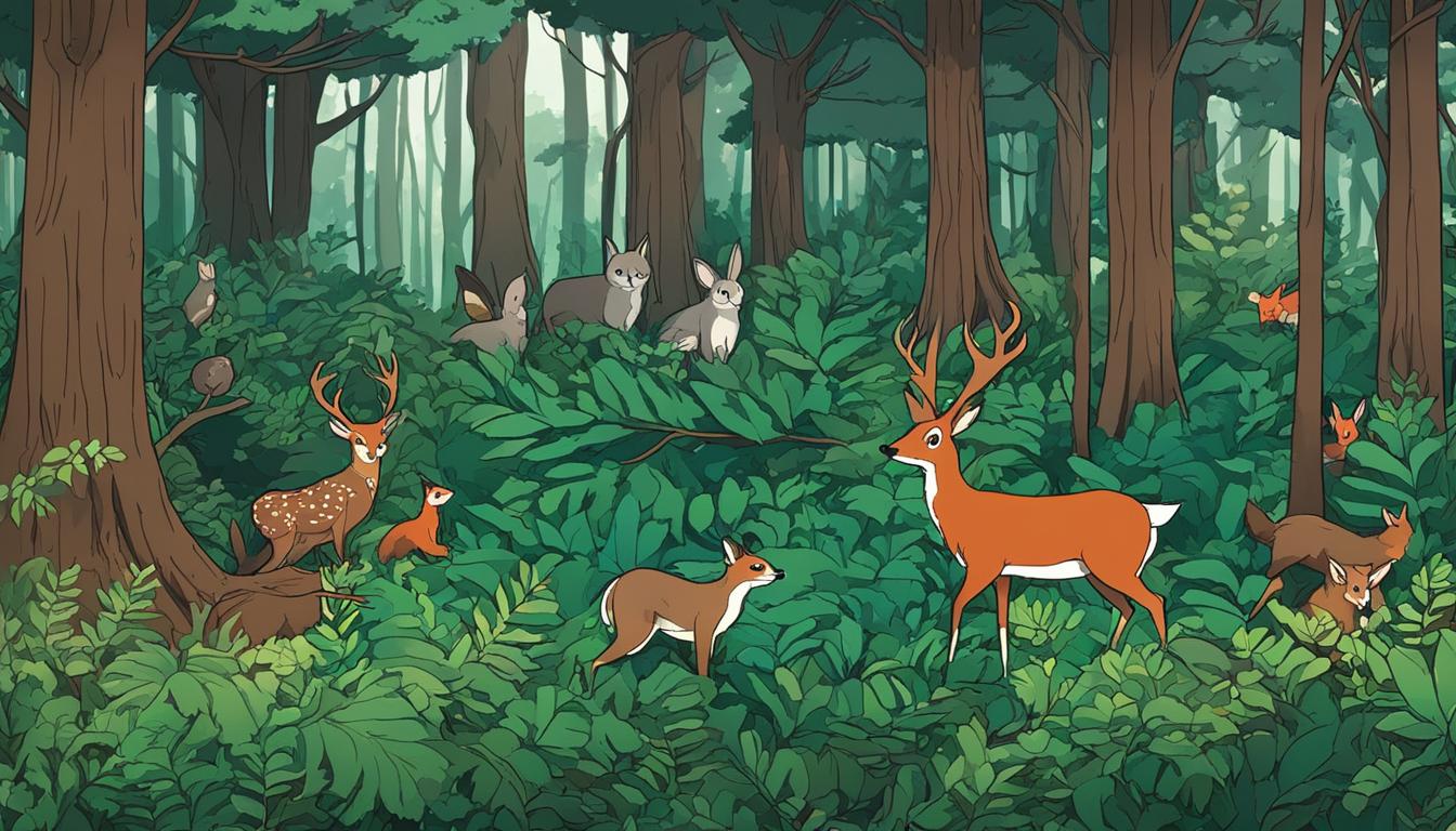 animales de bosque