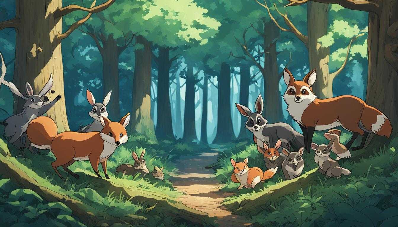 animales del bosque