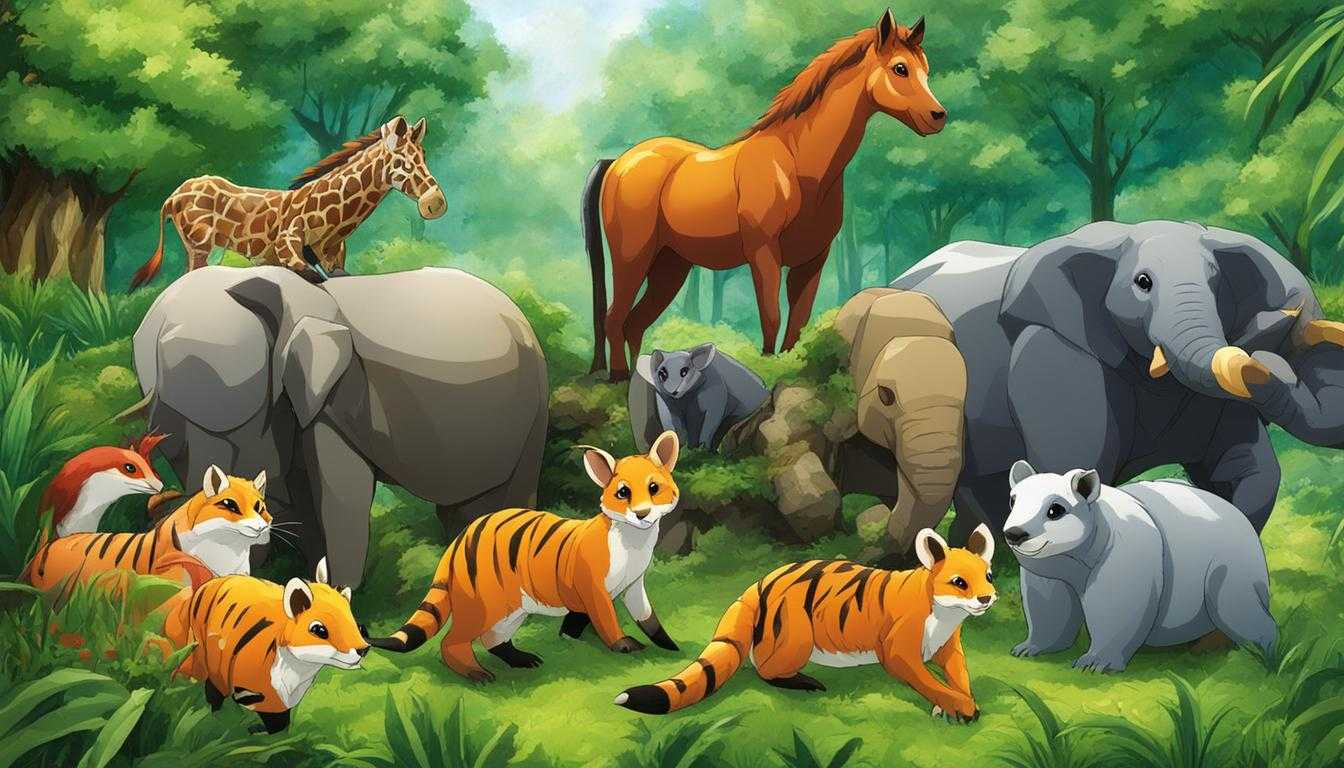animales terrestres para niños