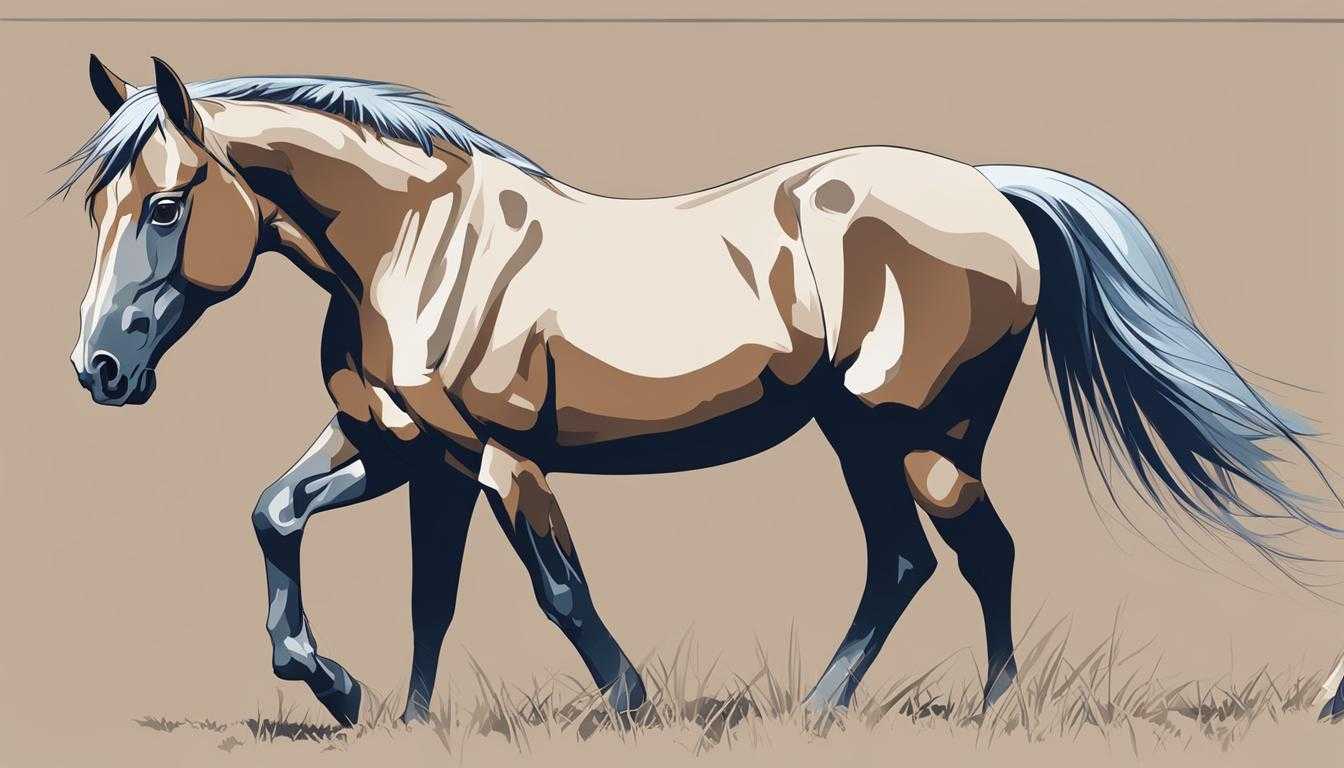 dibujo de caballo facil