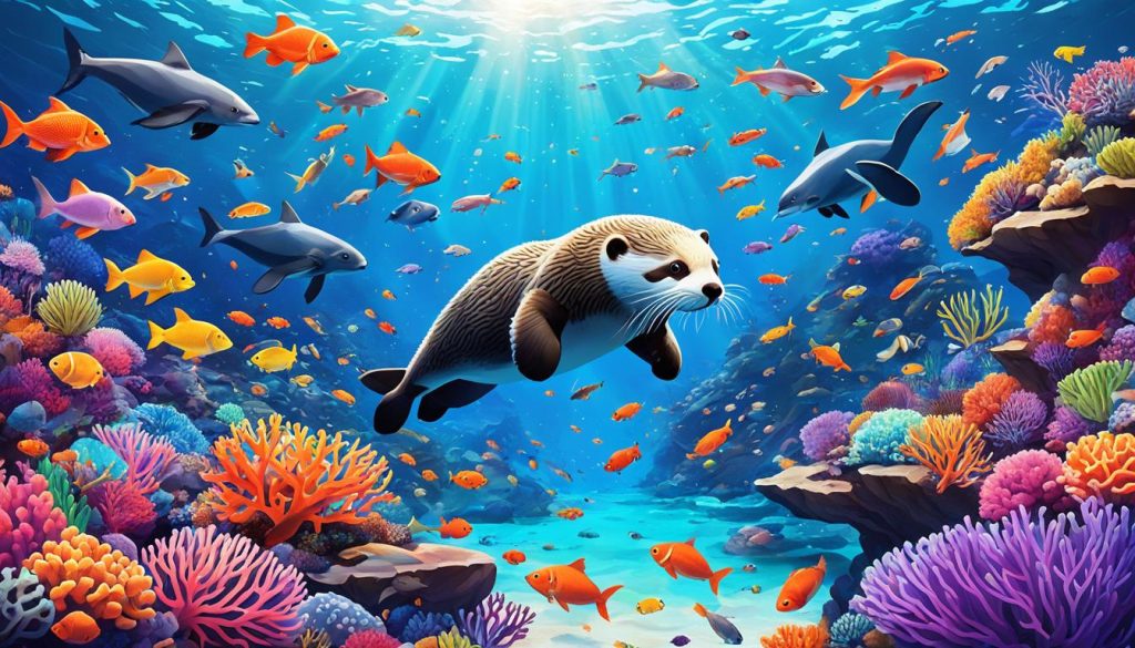 dibujos de animales acuaticos