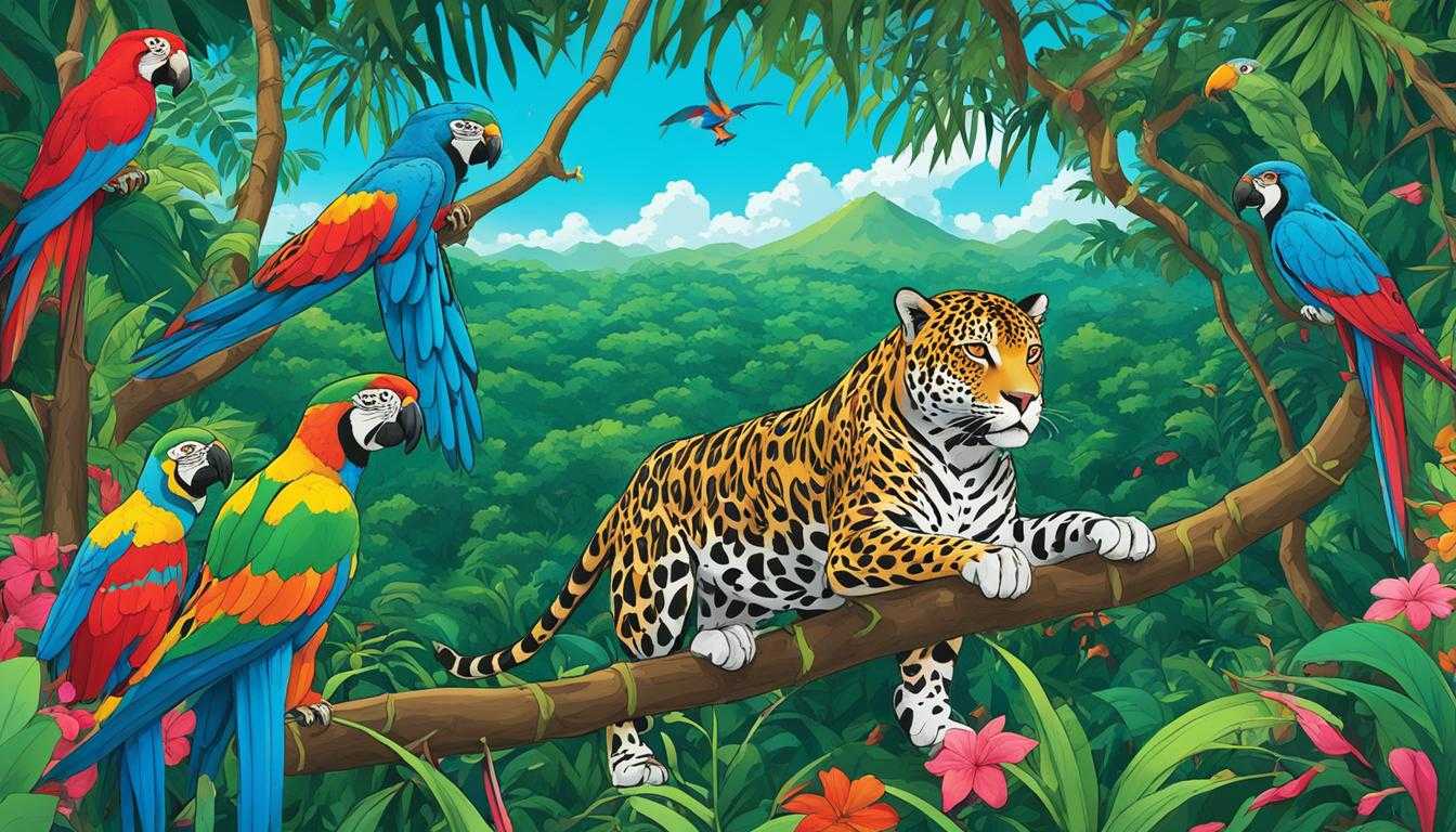 dibujos de animales de la selva