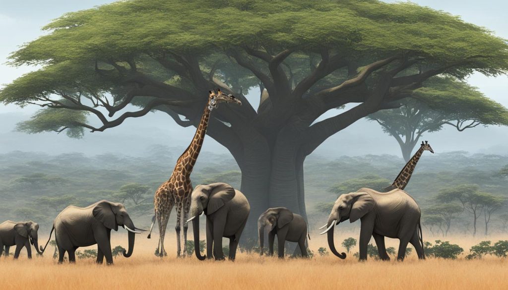 elefantes y jirafas