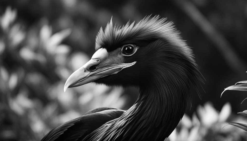 fotografía de animales en blanco y negro