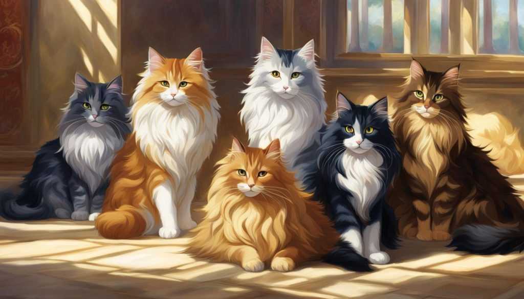 gatos de pelo largo