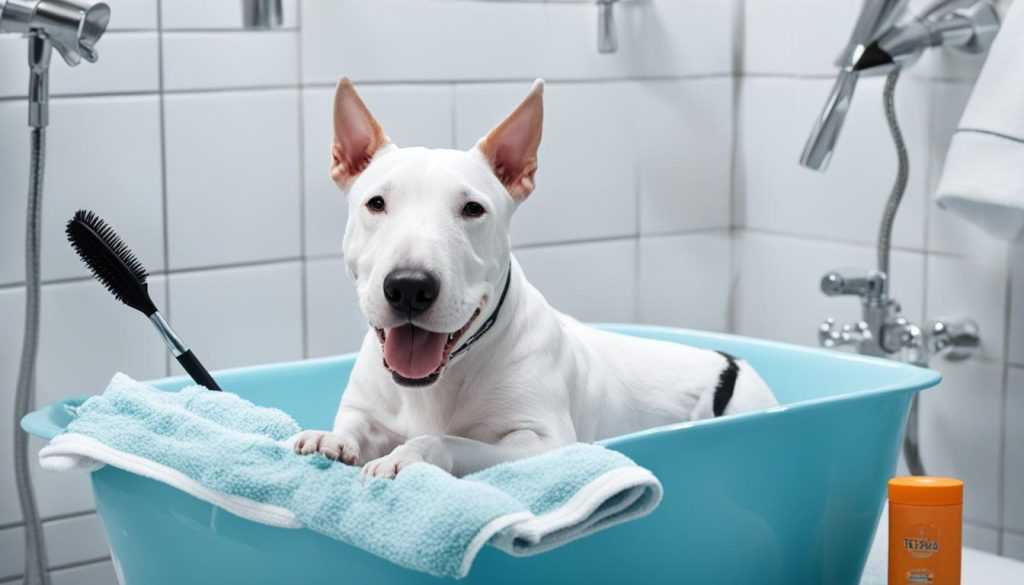 higiene del Bull Terrier Miniatura