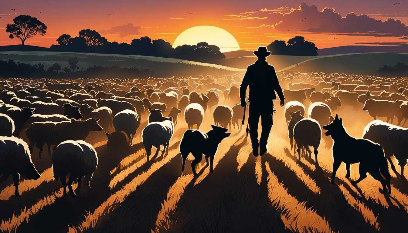 pastor australiano ganadero