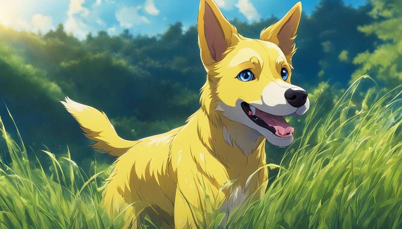 perro amarillo