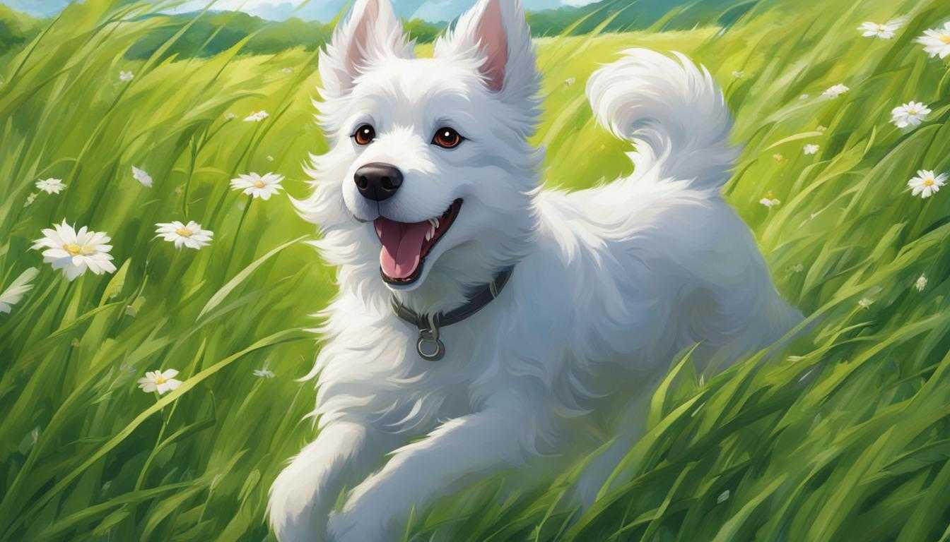 perro blanco