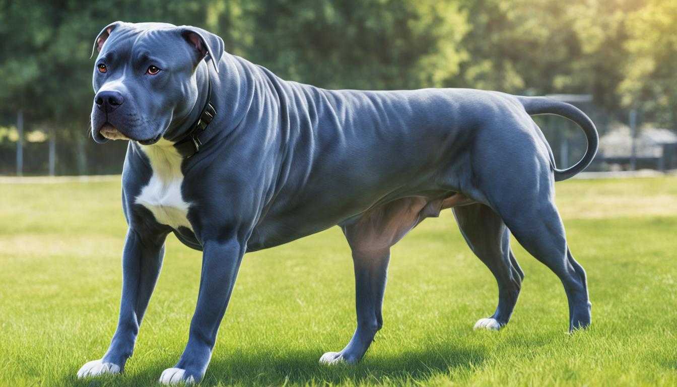 perro pitbull blue