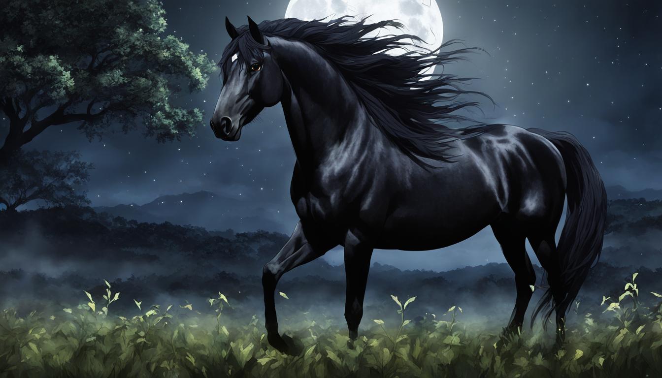 que significa soñar con un caballo negro