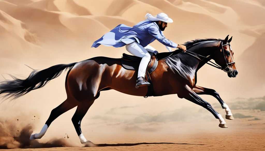 temperamento caballo arabe